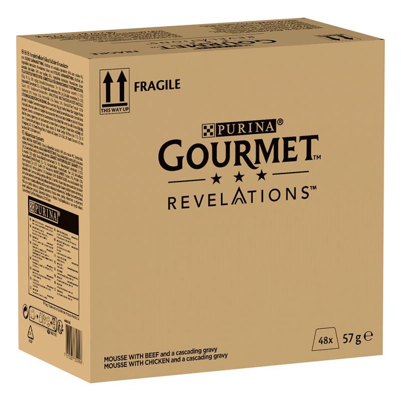Sparpaket Gourmet Revelations Mousse 48 x 57 g - Rind und Huhn von Gourmet