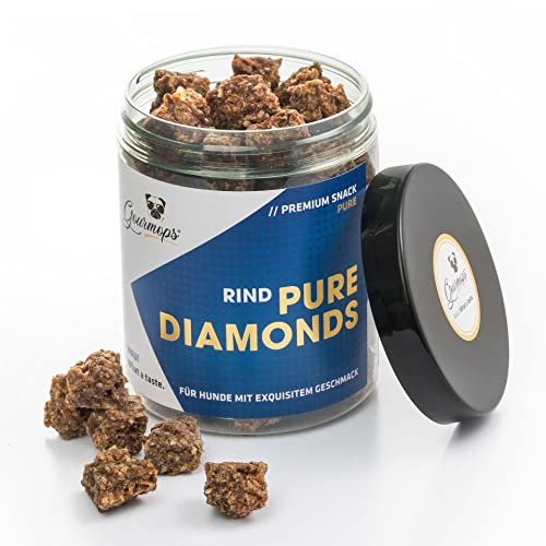 Pure Diamonds, Premium Hundesnack, Belohnung für zwischendurch, Hundeleckerli ohne Getreide (Rind) von Gourmops