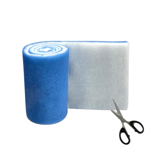 GourragePro 3,2 cm dicke Koi-Teich-/Aquarium-Filtermedien-Rolle, 30,5 x 121,9 cm, zuschneidbar, wiederverwendbar, mechanisches Filterpad für Aquariumfilter, erreicht kristallklares Wasser GourragePro 3,2 cm dicke Koi-Teich-/Aquarium-Filtermedien-Rolle, 30,5 x 121,9 cm, zuschneidbar, wiederverwendbar, mechanisches Filterpad für Aquariumfilter, erreicht kristallklares Wasser von GourragePro