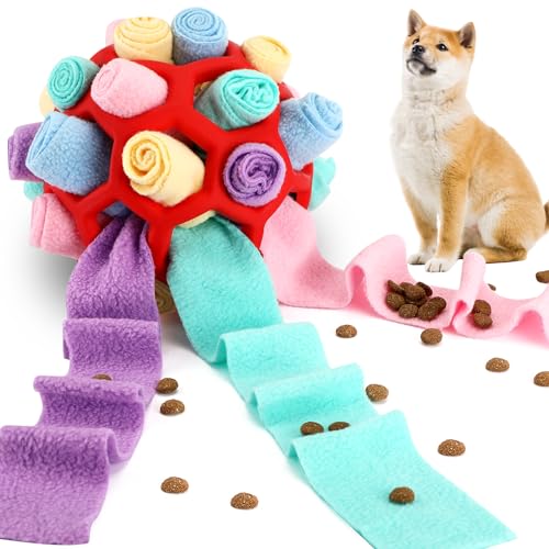 Gowkeey Schnüffelball für Hunde Interaktives Hundespielzeug Schnüffelteppich Schnüffelspielzeug Schnüffelspielzeug Hund, Sniffle Leckerli für Kleine Mittelgroße Hunde Haustier Gowkeey Schnüffelball für Hunde Interaktives Hundespielzeug Schnüffelteppich Schnüffelspielzeug Schnüffelspielzeug Hund, Sniffle Leckerli für Kleine Mittelgroße Hunde Haustier von Gowkeey