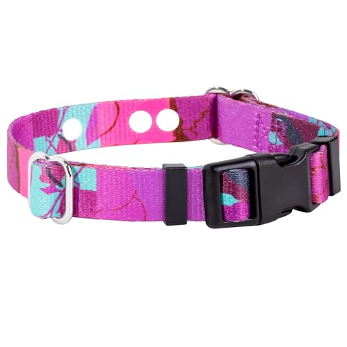 Ersatzband für E-Halsbänder, kompatibel mit PetSafe, unsichtbarer Zaun, in Bodenzaunsystemen, große Größe, Bloom-Design von Gracie To The Rescue