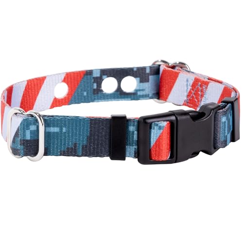 Ersatzband für E-Halsbänder - Kompatibel mit PetSafe Unsichtbarer Zaun, In Boden Zaunsystemen - Kleine Größe, Patriot Design Ersatzband für E-Halsbänder - Kompatibel mit PetSafe Unsichtbarer Zaun, In Boden Zaunsystemen - Kleine Größe, Patriot Design von Gracie To The Rescue