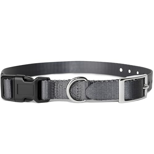 Ersatzband für E-Halsband, Stoßkragen, Zaunkragen, kompatibel mit den meisten Marken (2,5 cm, Grau) von Gracie To The Rescue