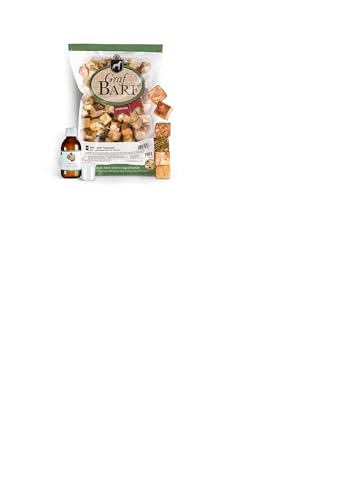 GRAF Barf Komplettpaket aus Reisemenü Hähnchen/Huhn (1xReisemenü Hähnchen, 1xSpeziel Öl) Barf-Hundefutter für Hunde mit einem Körpergewicht ab 4 kg von Graf BARF Alles, was Dein Hund braucht