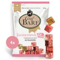 Graf Barf Juniormenü Plus Hähnchen 4x2,5kg von Graf Barf
