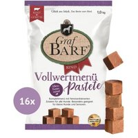 Graf Barf Vollwertmenü Pastete Rind 16x1kg Graf Barf Vollwertmenü Pastete Rind 16x1kg von Graf Barf
