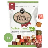 Graf Barf Vollwertmenü Plus Rind 6x2,5kg von Graf Barf