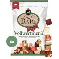 Graf Barf Vollwertmenü Rind 6x2,5kg Graf Barf Vollwertmenü Rind 6x2,5kg von Graf Barf