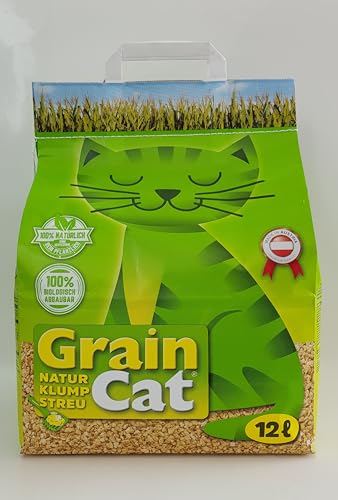 Grain Cat, Green Cat 4 x 12 Liter Öko- Katzenststreu klumpend 48 Liter von Grain Cat