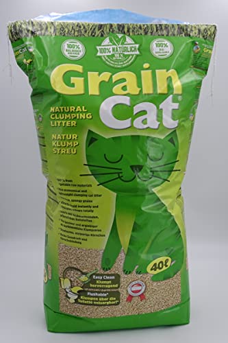 Grain Cat Grain Cat Öko-Katzenstreu 1x 40 L 40 Liter von Grain Cat