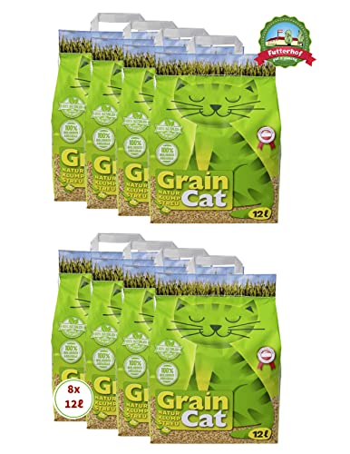 Grain Cat Katzenstreu Natur-Klumpstreu 8x12 L=96 L von Grain Cat
