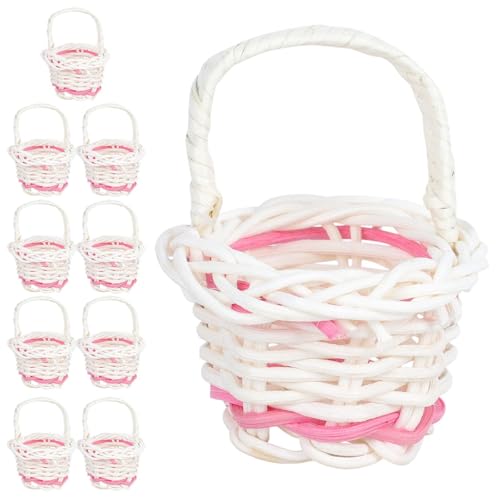 Gralara 10 pcs Vogel Spielzeug Vogelhahn Hängende Käfigspielzeug Futtersuche Korb Spielzeug für Sittich Cockatoos kleines Tier Lovebirds Geschenk, Weiß Gralara 10 pcs Vogel Spielzeug Vogelhahn Hängende Käfigspielzeug Futtersuche Korb Spielzeug für Sittich Cockatoos kleines Tier Lovebirds Geschenk, Weiß von Gralara