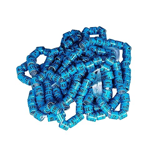 Gralara 100 Stück 2024 Taubenring Aluminium Taubenbeinringe Trainingsring Langlebiges Zubehör Vögel Fuß Identifizieren Sie Den, Um Verschiedene Rasse, Blau Gralara 100 Stück 2024 Taubenring Aluminium Taubenbeinringe Trainingsring Langlebiges Zubehör Vögel Fuß Identifizieren Sie Den, Um Verschiedene Rasse, Blau von Gralara