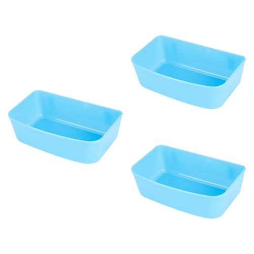 Gralara 3 Stücke Haustierkiste Hängende Schalen Haustierschalen Trinken leicht für Drahtkäfige oder Kisten für kleine Hunde kleine Tiere Haustiere, Blau Gralara 3 Stücke Haustierkiste Hängende Schalen Haustierschalen Trinken leicht für Drahtkäfige oder Kisten für kleine Hunde kleine Tiere Haustiere, Blau von Gralara