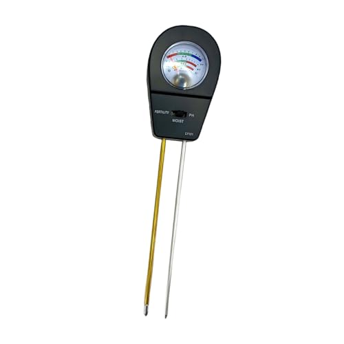 Gralara 3 in 1 Bodentester, Tragbares Gerät Zur Messung von PH Wert Und Bodenfeuchtigkeit, Schwarz Gralara 3 in 1 Bodentester, Tragbares Gerät Zur Messung von PH Wert Und Bodenfeuchtigkeit, Schwarz von Gralara