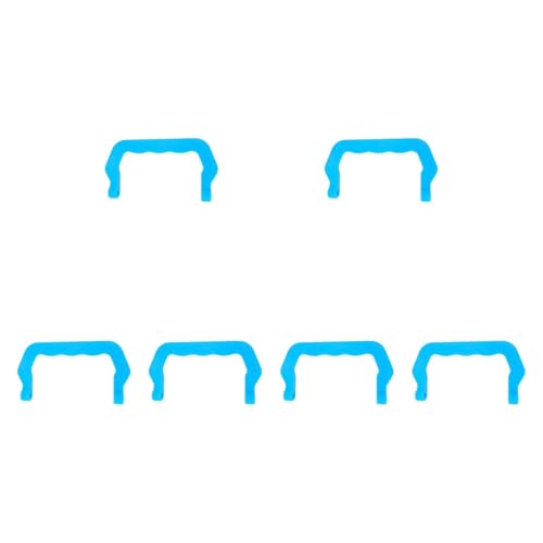Gralara 6 Stück Handgriffe für Haustierkäfige, Ersatzteile für Trägersysteme, Blau Gralara 6 Stück Handgriffe für Haustierkäfige, Ersatzteile für Trägersysteme, Blau von Gralara