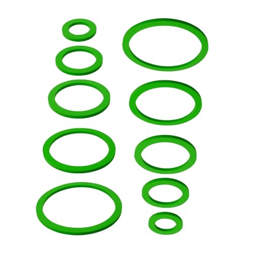 Gralara Aquarienpflanzenring Set für Eine Verbesserte Unterwasserumgebung 10 Teiliges Bundle, Grün von Gralara