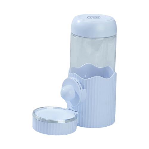 Gralara Automatischer Kaninchentrinker, tragbarer Wassertrinkspender, Haustier-Wasserflasche für Hamster, Blau von Gralara