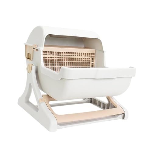 Gralara Deluxe Katzentoilette für Katzenfreunde, Beige Gralara Deluxe Katzentoilette für Katzenfreunde, Beige von Gralara