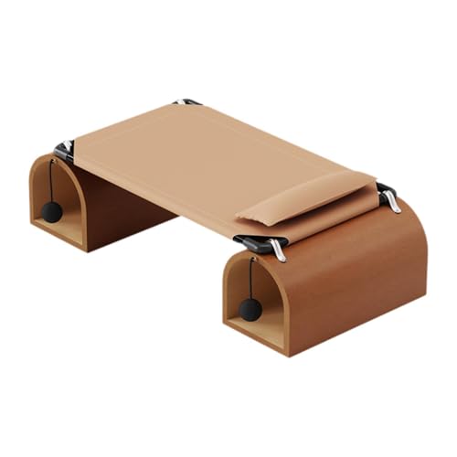 Gralara Erhöhtes Katzenbett, Katzenhängematte aus Holz, Liege, Haustierbett für Balkon, Innen- und Außenbereich, Hinterhof, Rasen, Kaffee Gralara Erhöhtes Katzenbett, Katzenhängematte aus Holz, Liege, Haustierbett für Balkon, Innen- und Außenbereich, Hinterhof, Rasen, Kaffee von Gralara