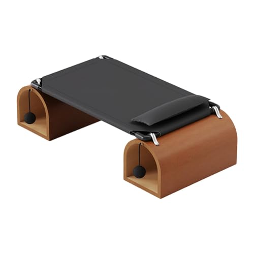 Gralara Erhöhtes Katzenbett, Katzenhängematte aus Holz, Liege, Haustierbett für Balkon, Innen- und Außenbereich, Hinterhof, Rasen, Schwarz Gralara Erhöhtes Katzenbett, Katzenhängematte aus Holz, Liege, Haustierbett für Balkon, Innen- und Außenbereich, Hinterhof, Rasen, Schwarz von Gralara
