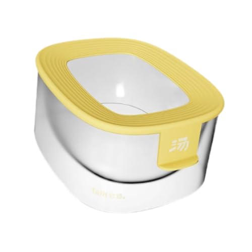 Gralara Hamster-Sandbad-Toilette, Hamsterkäfig, durchsichtiges Hamster-Badehaus, Hamster-SPA-Badezimmer, Gelb Gralara Hamster-Sandbad-Toilette, Hamsterkäfig, durchsichtiges Hamster-Badehaus, Hamster-SPA-Badezimmer, Gelb von Gralara