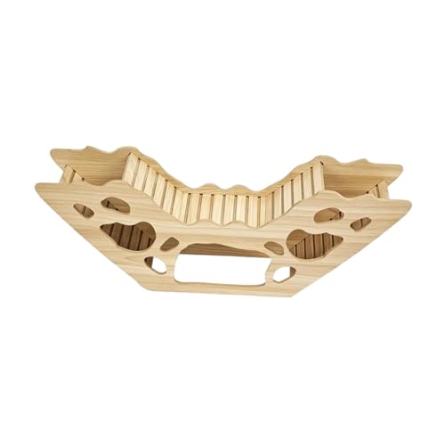 Gralara Hamsterhaus aus, waschbares Hamsterversteck, Versteck, Holzversteck für Kleintiere, Spielspielzeug für Rennmäuse, Style D von Gralara