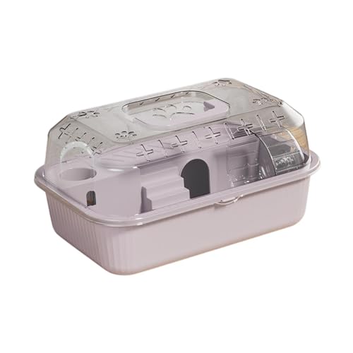 Gralara Hamsterkäfig, Hamsterhaus, Wasserflasche, Tragbar mit Griffdesign, Haustiertransportbox für Kleintiere, Meerschweinchen, Sky Coud Grey Gralara Hamsterkäfig, Hamsterhaus, Wasserflasche, Tragbar mit Griffdesign, Haustiertransportbox für Kleintiere, Meerschweinchen, Sky Coud Grey von Gralara