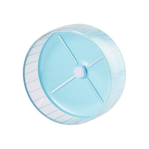 Gralara Hamsterrad für Kleintiere, 26 cm, Trainingsgerät für Igel Und Ratten, Blau von Gralara
