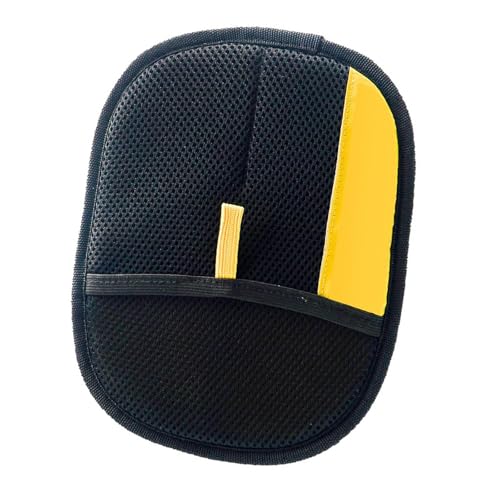Gralara Handschuh zur Haarentfernung bei Katzen, Fellreinigungstuch, elektrostatische Borstenhandschuhe für Haustiere, für Betten und Möbel, 24cmx18cm von Gralara