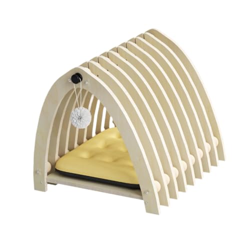 Gralara Haustier Katzenzelt Haus Haustier Tipi Katzenkratzbaum Katzenhaus für Kätzchen Welpen Indoor Outdoor Gralara Haustier Katzenzelt Haus Haustier Tipi Katzenkratzbaum Katzenhaus für Kätzchen Welpen Indoor Outdoor von Gralara