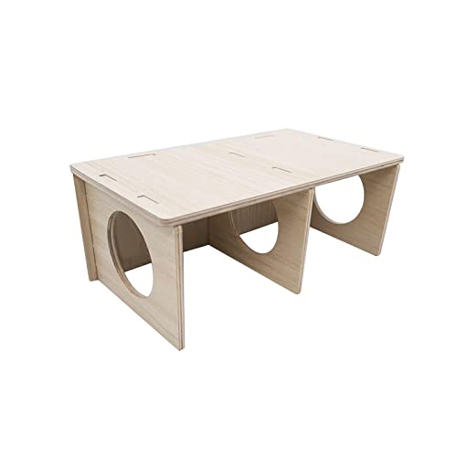 Gralara Hölzernes Hamsterhaus Nesting Villa Übungsspielzeug Einfach zu montieren Erkundungsspielzeug Peep Shed Cage Spielplatz für Mäuse Rennmäuse Igel, 28 cm x 13,5 cm x 11 cm Gralara Hölzernes Hamsterhaus Nesting Villa Übungsspielzeug Einfach zu montieren Erkundungsspielzeug Peep Shed Cage Spielplatz für Mäuse Rennmäuse Igel, 28 cm x 13,5 cm x 11 cm von Gralara