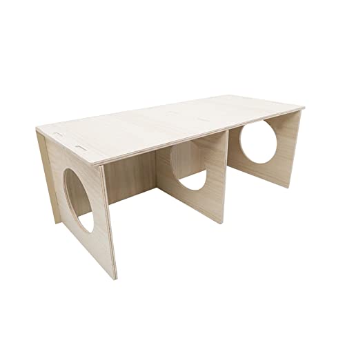 Gralara Hölzernes Hamsterhaus Nesting Villa Übungsspielzeug Einfach zu montieren Erkundungsspielzeug Peep Shed Cage Spielplatz für Mäuse Rennmäuse Igel, 36 cm x 16 cm x 14 cm Gralara Hölzernes Hamsterhaus Nesting Villa Übungsspielzeug Einfach zu montieren Erkundungsspielzeug Peep Shed Cage Spielplatz für Mäuse Rennmäuse Igel, 36 cm x 16 cm x 14 cm von Gralara