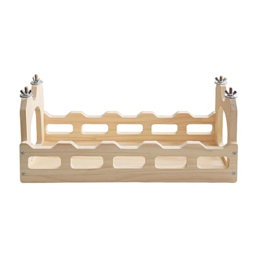 Gralara Holzbrücke für Kleintiere, Tunnelzubehör für Hamster und Mäuse, A Gralara Holzbrücke für Kleintiere, Tunnelzubehör für Hamster und Mäuse, A von Gralara