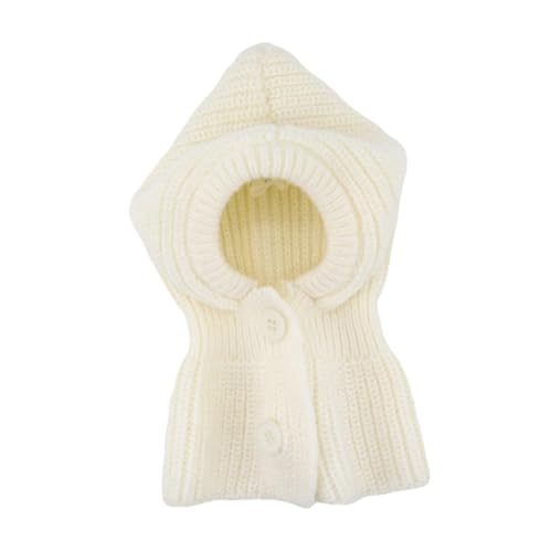 Gralara Hunde-Ohrenschützer, Hundepullover, Kapuze, Cosplay, niedlicher Lärmschutz, warme Mütze, Haustier-Hundemütze, Hals- und Ohrenwärmer-Kapuze für, Weiß, M Gralara Hunde-Ohrenschützer, Hundepullover, Kapuze, Cosplay, niedlicher Lärmschutz, warme Mütze, Haustier-Hundemütze, Hals- und Ohrenwärmer-Kapuze für, Weiß, M von Gralara