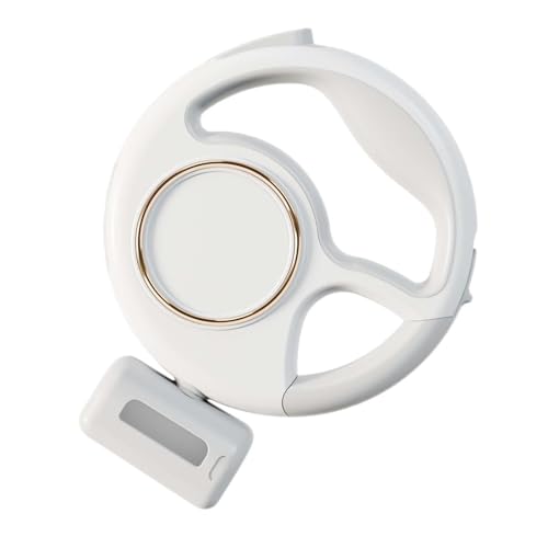 Gralara Hundeleine zum Spazierengehen, 3 m Lange Hundeleine mit Licht, einziehbare Hundeleine, Hundeleine für Spielplatz, Hunde, Katzen, Strand, Joggen, Weiß Gralara Hundeleine zum Spazierengehen, 3 m Lange Hundeleine mit Licht, einziehbare Hundeleine, Hundeleine für Spielplatz, Hunde, Katzen, Strand, Joggen, Weiß von Gralara