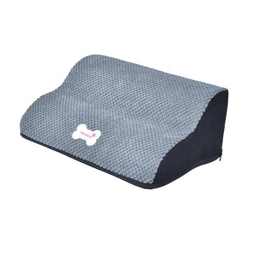 Gralara Hunderampen-Stufen, Hundetreppe für kleine Hunde, hohes Bett, Klettern, abnehmbare Abdeckung, sanfte Neigung, Haustiertreppe für den Innenbereich, für, grau Gralara Hunderampen-Stufen, Hundetreppe für kleine Hunde, hohes Bett, Klettern, abnehmbare Abdeckung, sanfte Neigung, Haustiertreppe für den Innenbereich, für, grau von Gralara