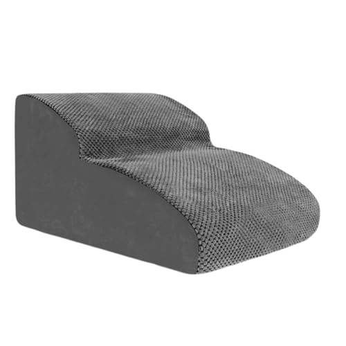 Gralara Hundetreppe, 2-stufig, Sofa-/Bett-Zugang, Haustier-Klettertreppe für Sofa, Hochbett, Innenbereich, GRAU Gralara Hundetreppe, 2-stufig, Sofa-/Bett-Zugang, Haustier-Klettertreppe für Sofa, Hochbett, Innenbereich, GRAU von Gralara