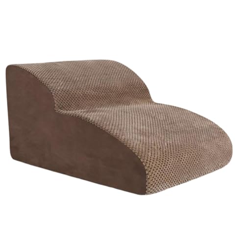 Gralara Hundetreppe, 2-stufig, Sofa-/Bett-Zugang, Haustier-Klettertreppe für Sofa, Hochbett, Innenbereich, Kamel Gralara Hundetreppe, 2-stufig, Sofa-/Bett-Zugang, Haustier-Klettertreppe für Sofa, Hochbett, Innenbereich, Kamel von Gralara