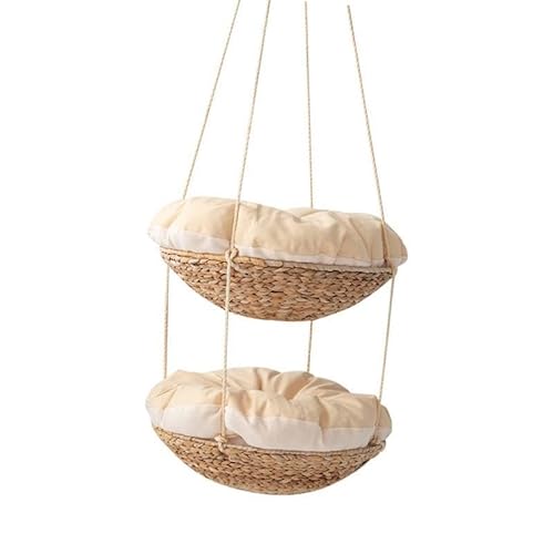 Gralara Katzen Hängemattenbett, Hängender Katzenkorb für Welpen, Drinnen Und Draußen, Kätzchen, Kaninchen Gralara Katzen Hängemattenbett, Hängender Katzenkorb für Welpen, Drinnen Und Draußen, Kätzchen, Kaninchen von Gralara