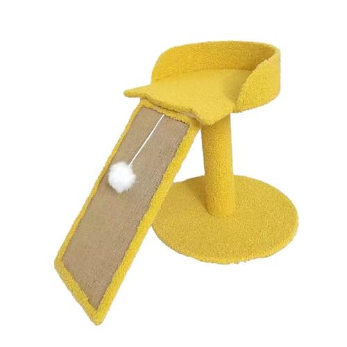 Gralara Katzenbaum mit Kratzerscheiben -Sisal -Katzenkratzer -Kätzchen -Turm für Katzenkätzchen Kratzer, Gelb Gralara Katzenbaum mit Kratzerscheiben -Sisal -Katzenkratzer -Kätzchen -Turm für Katzenkätzchen Kratzer, Gelb von Gralara