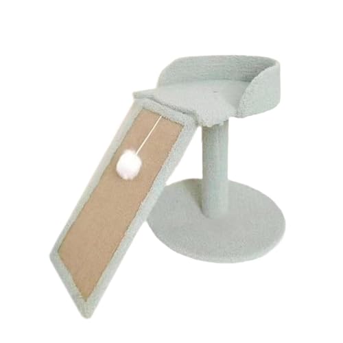 Gralara Katzenbaum mit Kratzerscheiben -Sisal -Katzenkratzer -Kätzchen -Turm für Katzenkätzchen Kratzer, Hellblau von Gralara