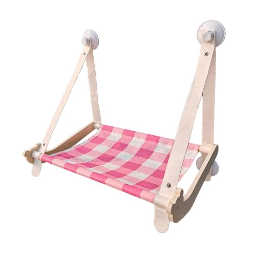 Gralara Katzenhängematte, Fenstersitzstange, Katzenschlafbett, Fensterbett für Hunde, Kätzchen, Haustierkrankenhaus, ROSA Gralara Katzenhängematte, Fenstersitzstange, Katzenschlafbett, Fensterbett für Hunde, Kätzchen, Haustierkrankenhaus, ROSA von Gralara