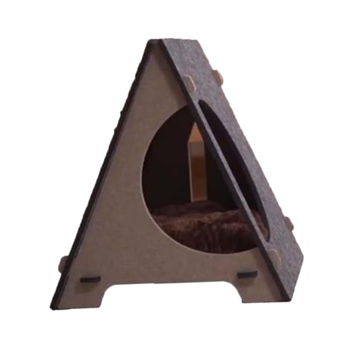 Gralara Katzenhaus, Versteckbett, kratzfestes Haustier-Tunnelbett, Kätzchen- für Hauskatzen von Gralara