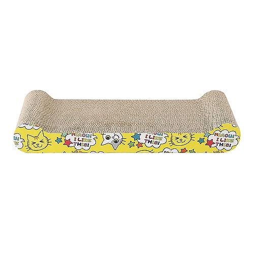 Gralara Katzenkratz Lounge Bett, Katzenkratzer, Pappe, Katzen Trainingsspielzeug, Langlebiges Haustierzubehör, Sofa, Katzenkratzpads Zum Spielen von Katzen, Knochenform Gralara Katzenkratz Lounge Bett, Katzenkratzer, Pappe, Katzen Trainingsspielzeug, Langlebiges Haustierzubehör, Sofa, Katzenkratzpads Zum Spielen von Katzen, Knochenform von Gralara