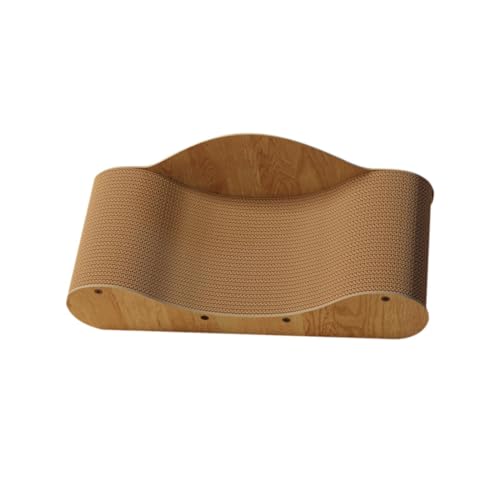 Gralara Katzenkratzbrett aus Wellpappe, Couchbett, Katzennest, Liegestuhl, Zubehör, stabiles Katzenkratzbrett als Heimdekoration, l Gralara Katzenkratzbrett aus Wellpappe, Couchbett, Katzennest, Liegestuhl, Zubehör, stabiles Katzenkratzbrett als Heimdekoration, l von Gralara