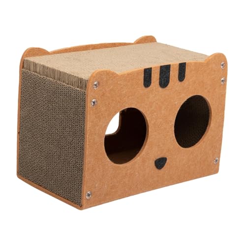 Gralara Katzenkratzkarton, Katzenkratzpad, großer Möbelschutz, Katzenkratzbox, Kratzbett für Hauskatzen, Gelb Gralara Katzenkratzkarton, Katzenkratzpad, großer Möbelschutz, Katzenkratzbox, Kratzbett für Hauskatzen, Gelb von Gralara