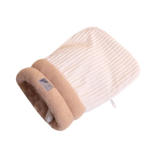 Gralara Katzenschlafsack, Betthöhle für Hauskatzen, halbgeschlossenes, bequemes Katzenbett, weich, M White Gralara Katzenschlafsack, Betthöhle für Hauskatzen, halbgeschlossenes, bequemes Katzenbett, weich, M White von Gralara