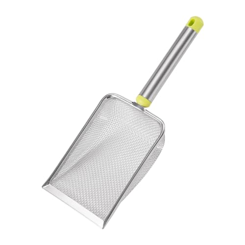 Gralara Katzenstreu-Siebschaufel, Haustier-Reinigungsschaufel, Edelstahl, Katzen-Sandschaufel für Welpen, Maschenweite 2.8 x 2.8 mm Gralara Katzenstreu-Siebschaufel, Haustier-Reinigungsschaufel, Edelstahl, Katzen-Sandschaufel für Welpen, Maschenweite 2.8 x 2.8 mm von Gralara
