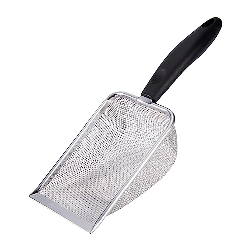 Gralara Katzenstreulöffel, Streuschaufel, Substratlöffel, Sandlöffel, Tragbare Katzentoilette, Haustier Siebschaufel für Kätzchen, Sofortige Reinigung, Hamste, 4,3 mm x 4,3 mm von Gralara